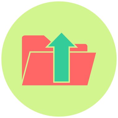 Yükle. Web simgesi basit illüstrasyon