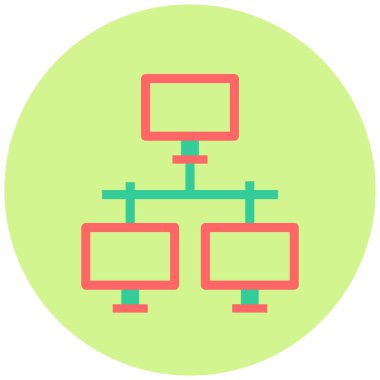 Yerel bir bölge. Web simgesi basit illüstrasyon