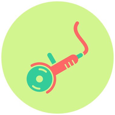 Sanding Machine simgesinin vektör çizimi