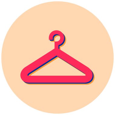 Askı. Web simgesi basit illüstrasyon