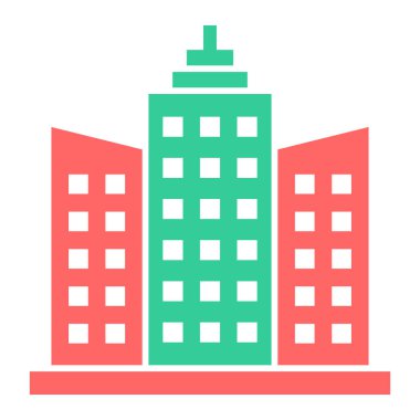 Bina. Web simgesi basit tasarım