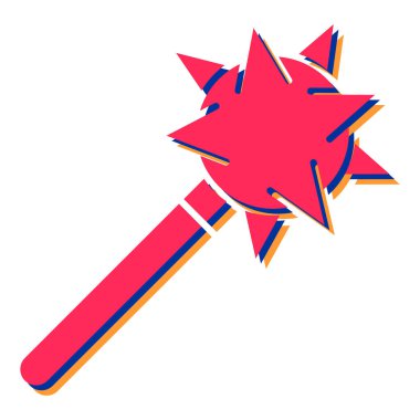 Topuz simgesi, vektör illüstrasyonu basit tasarım 