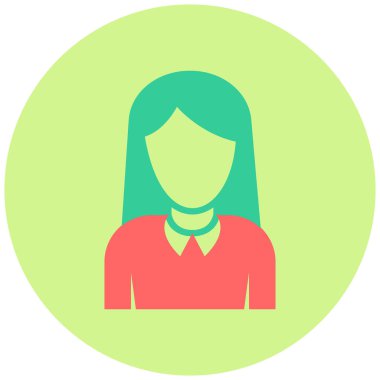 Sekreter Avatar. Web simgesi