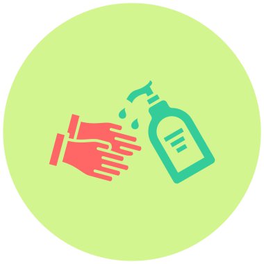 Elle Yıkama simgesinin vektör çizimi