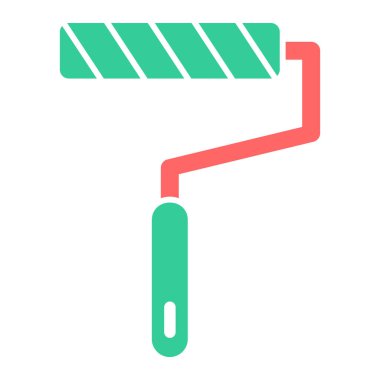 Boya silindiri ikonu. vektör illüstrasyonu