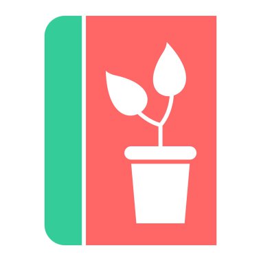 bitki simgesi vektör illüstrasyonu