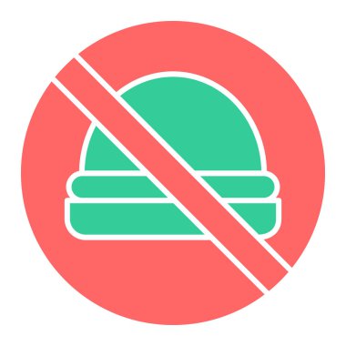 Gıda simgesinin vektör illüstrasyonu