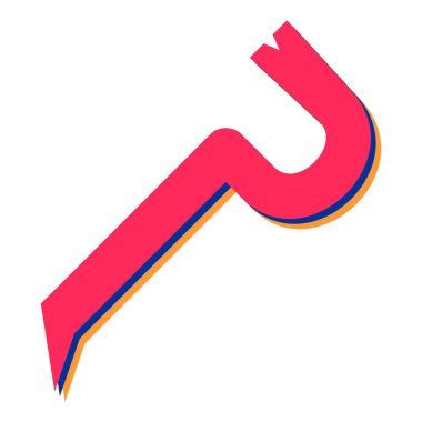 Beyaz arkaplanda izole edilmiş modern simgenin vektör illüstrasyonu 