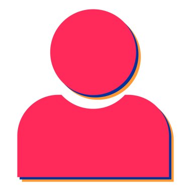 man simgesi vektör illüstrasyonu