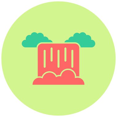 Bulut. Web simgesi basit tasarım