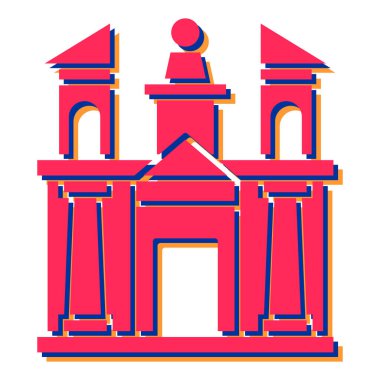 Yapı simgesinin vektör illüstrasyonu