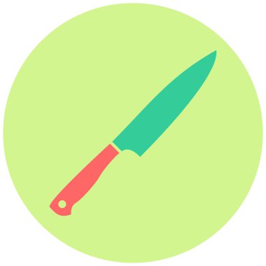 bıçak, web simgesi vektör illüstrasyonu