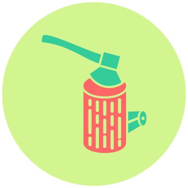 Ağaç Kesme simgesinin vektör illüstrasyonu