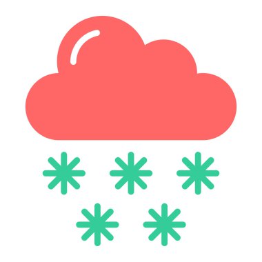 Bulut. Web simgesi basit tasarım