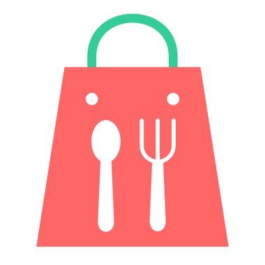 Alışveriş çantası. vektör illüstrasyonu