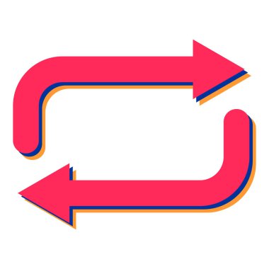 ok simgesi vektör illüstrasyonu