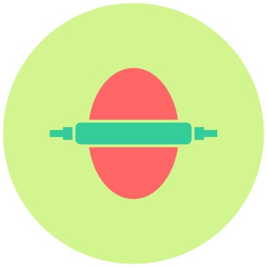 Hamur simgesinin vektör illüstrasyonu