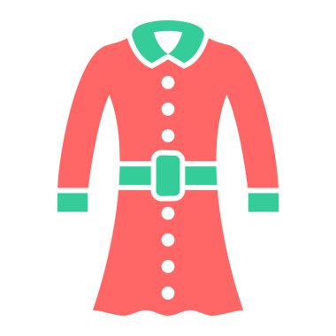 Elbise. Web simgesi basit illüstrasyon 