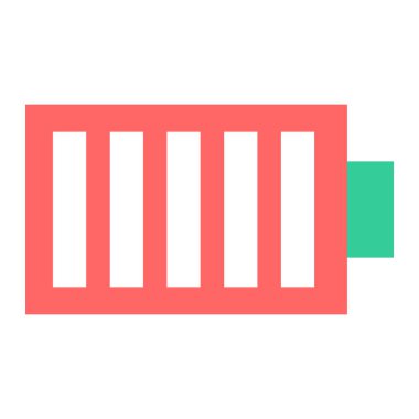 Pil. Web simgesi basit illüstrasyon