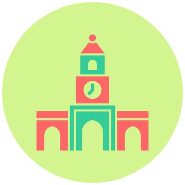 Bina. Web simgesi basit tasarım