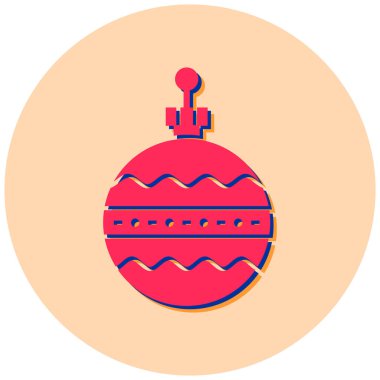 Noel topu vektör simgesi