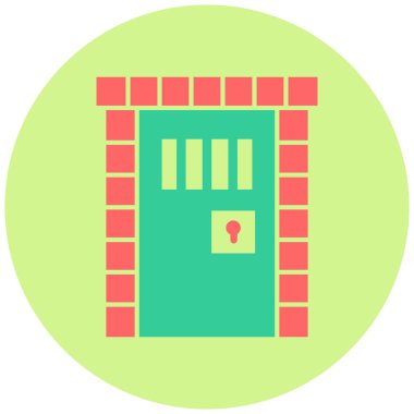 Hücre modern simgesinin vektör çizimi 