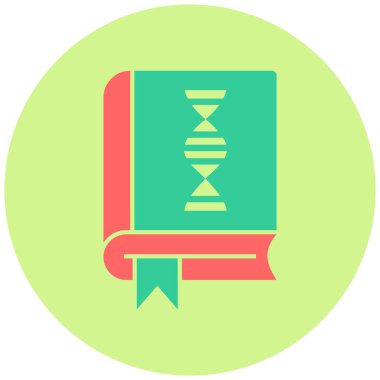 Biyoloji simgesi vektör illüstrasyonu