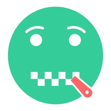 emoji. Web simgesi basit illüstrasyon