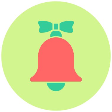 Zil. Web simgesi basit illüstrasyon