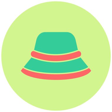 Şapka. Web simgesi basit illüstrasyon