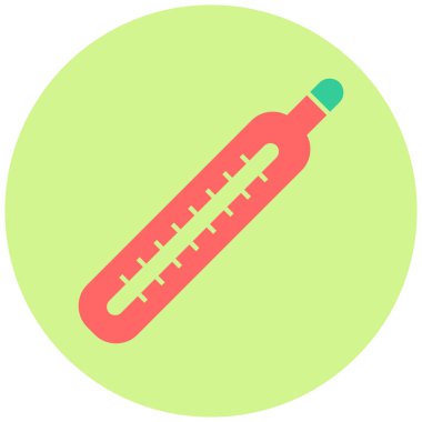 Modern termometre simgesinin vektör çizimi