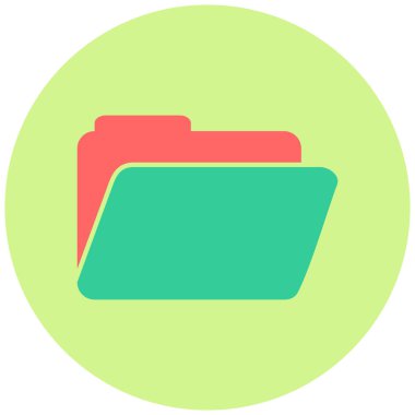 Dosya. Web simgesi basit illüstrasyon