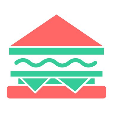 fast food. Basit tasarım