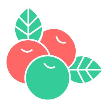 Tek bir izole üzümün vektör çizimi