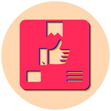 Kitap. Web simgesi basit illüstrasyon