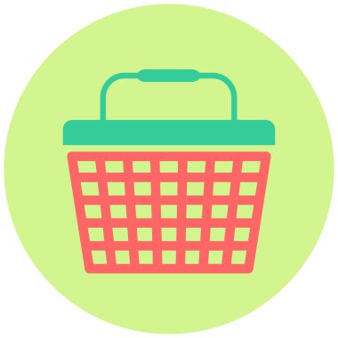 Alışveriş arabası. Basit tasarım 