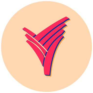 Kumsal. Web simgesi basit illüstrasyon