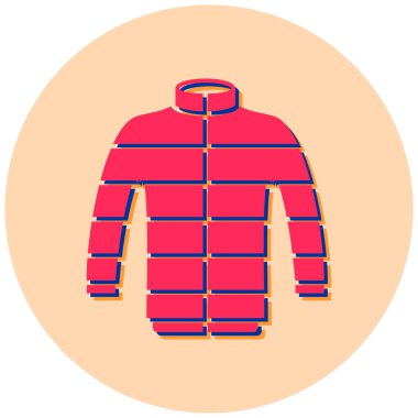 Kapüşonlu. Web simgesi basit illüstrasyon