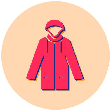 moda düz vektör simgesi