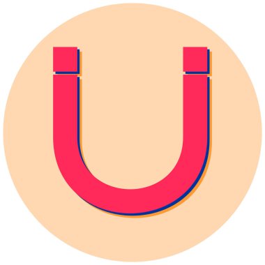 Ağ ve mobil için mıknatıs vektör simgesi düzenlenebilir çizgi simgeleri