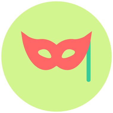 Göz maskesi. Web simgesi basit illüstrasyon