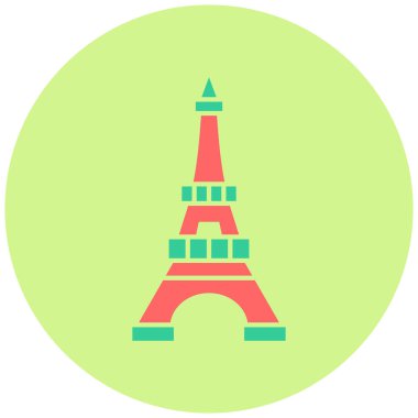 Eyfel Kulesi. Basit resimleme