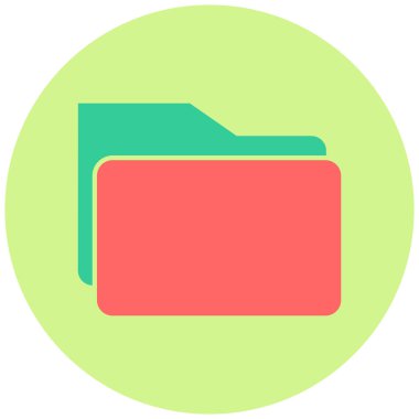 Dosya. Web simgesi basit tasarım 