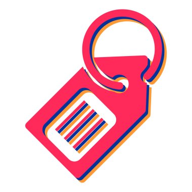 etiket simgesi vektör illüstrasyon grafik tasarımı