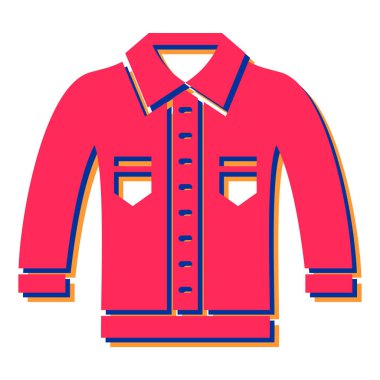 Ceket simge vektör çizim