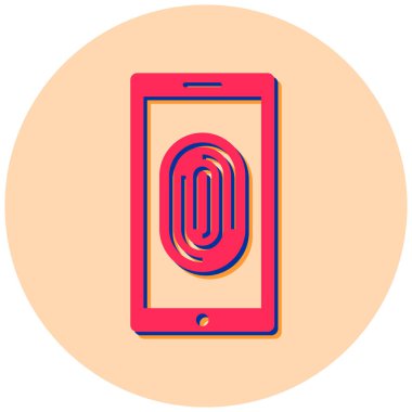 Cep telefonu. Basit resimleme