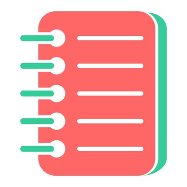 Liste. Web simgesi basit illüstrasyon