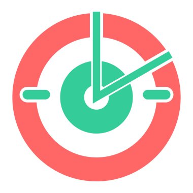 hedef simge vektör illüstrasyonu