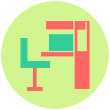 Sensorama. Web simgesi basit illüstrasyon