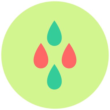 Su damlası. Basit resimleme